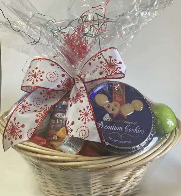 Holiday Meat and Cheese Basket